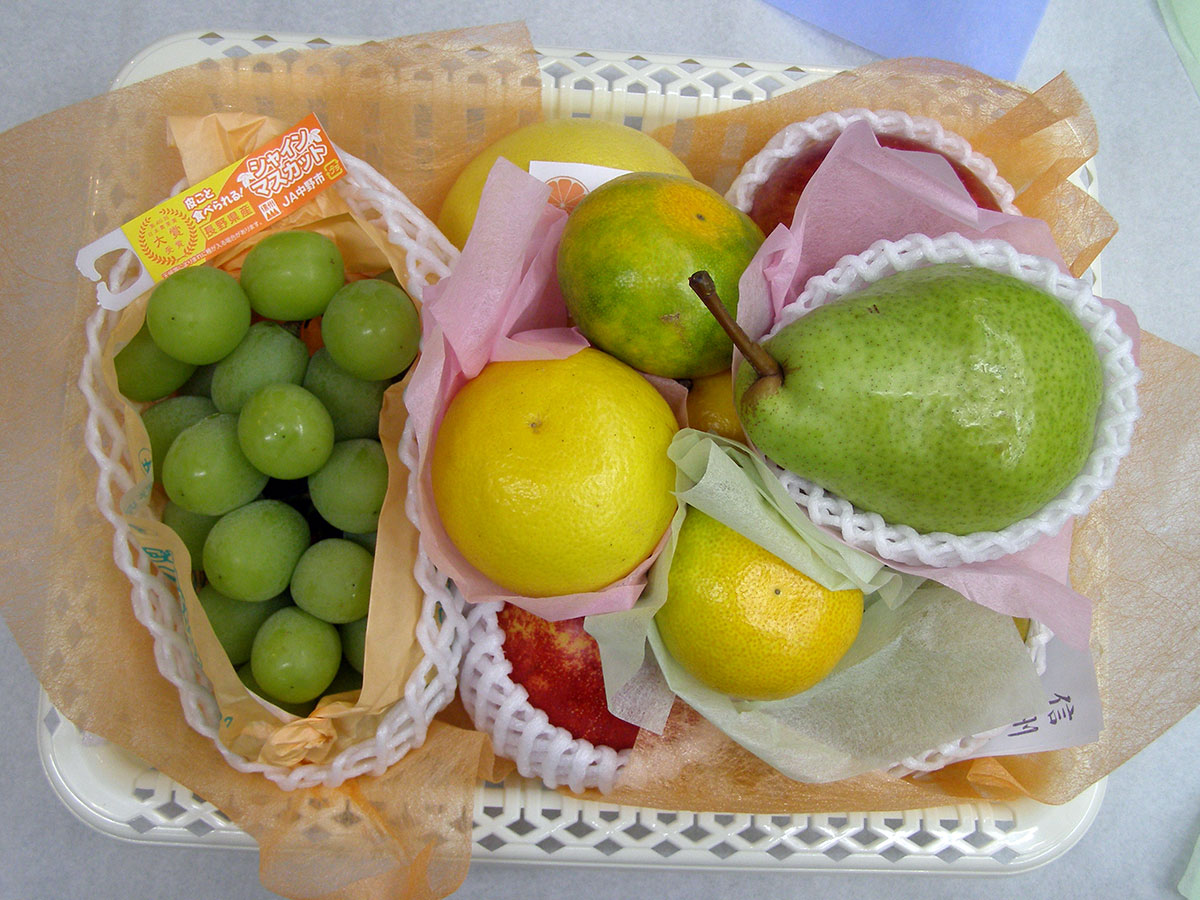 贈り物やおみやげに季節のフルーツ